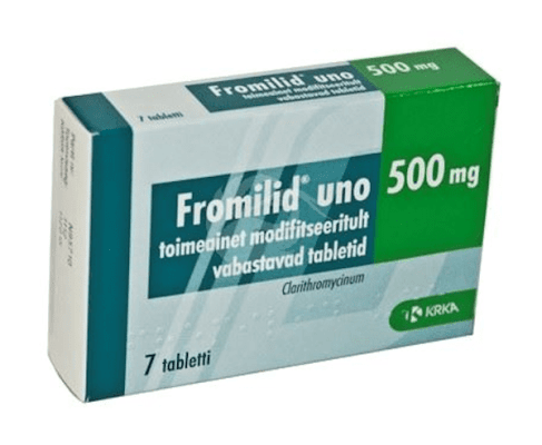 FROMILID UNO TOIMEAINET MODIFITSEERITULT VABASTAV TBL 500MG N7