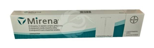 MIRENA INTRAUTERIINNE RAVIVAHEND 52MG N1