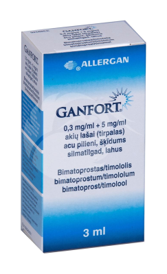 GANFORT SILMATILGAD LAHUS 5MG+0.3MG 1ML 3ML N1