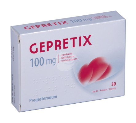 GEPRETIX PEHMEKAPSEL 100MG N30