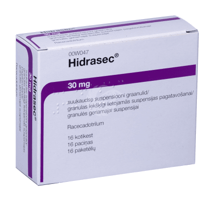 HIDRASEC SUUKAUDNE SUSPENSIOON ENSOON GRAANULID 30MG N16