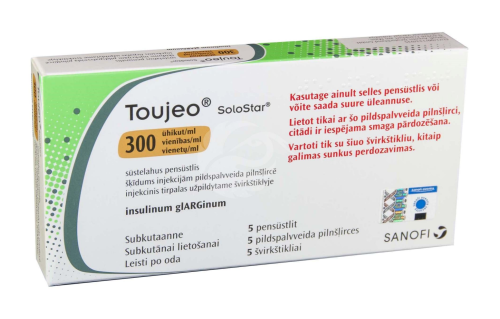 TOUJEO SÜSTELAHUS PEN-SÜSTLIS 300ÜHIK 1ML 1.5ML N5
