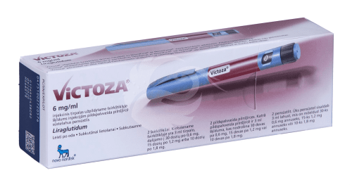 VICTOZA SÜSTELAHUS PEN-SÜSTLIS 6MG 1ML 3ML N2
