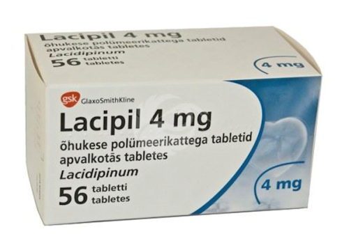 LACIPIL ÕHUKE POLÜMEERKATTEGA TBL 4MG N56