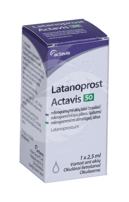 LATANOPROST ACTAVIS SILMATILGAD LAHUS 50MCG 1ML 2.5ML N1