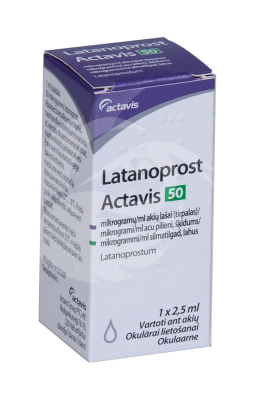LATANOPROST ACTAVIS SILMATILGAD LAHUS 50MCG 1ML 2.5ML N1