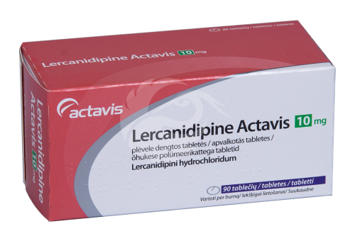 LERCANIDIPINE ACTAVIS 10MG ÕHUKE POLÜMEERKATTEGA TBL 10MG N90