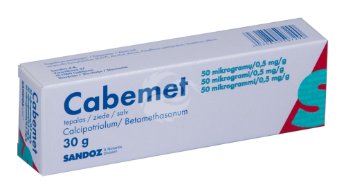 CABEMET SALV 50MCG+0.5MG 1G 30G N1