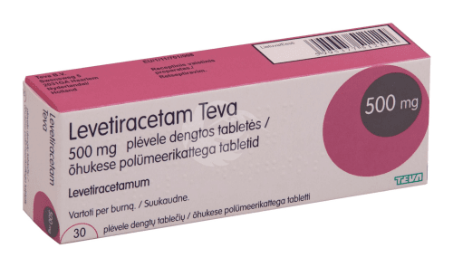 LEVETIRACETAM TEVA ÕHUKE POLÜMEERKATTEGA TBL 500MG N30