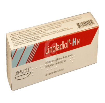 LINOLADIOL-H N KREEM 0.05MG+4MG 1G 25G N1