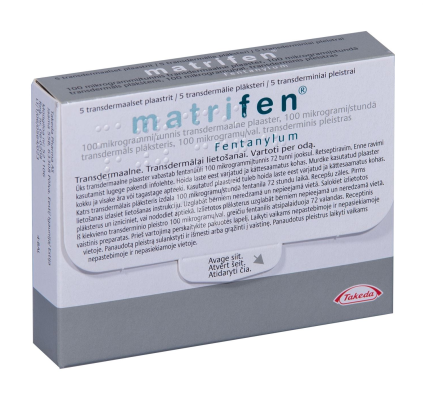 MATRIFEN TRANSDERMMAALNE PLAASTER 100MCG 1H N5