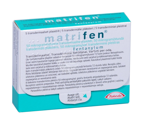MATRIFEN TRANSDERMMAALNE PLAASTER 50MCG 1H N5