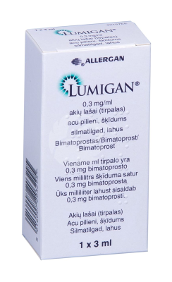 LUMIGAN SILMATILGAD LAHUS 0.3MG 1ML 3ML N1