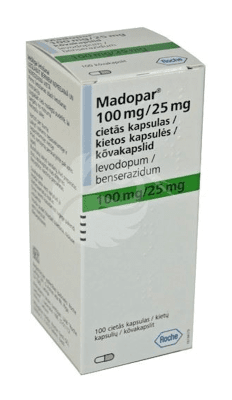 MADOPAR KÕVAKAPSEL 100MG+25MG N100