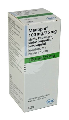 MADOPAR KÕVAKAPSEL 100MG+25MG N100