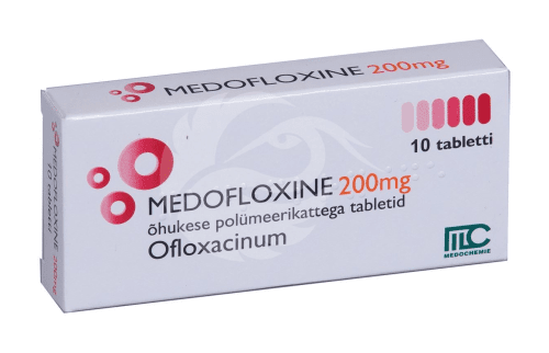 MEDOFLOXINE 200 MG ÕHUKE POLÜMEERKATTEGA TBL 200MG N10
