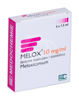 MELOX SÜSTELAHUS 10MG 1ML N5