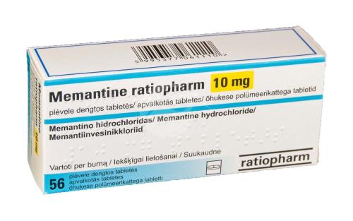 MEMANTINE RATIOPHARM ÕHUKE POLÜMEERKATTEGA TBL 10MG N56