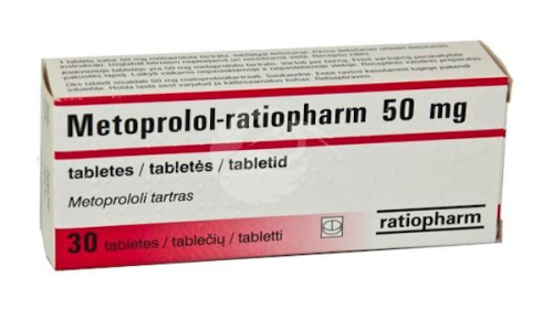 METOPROLOL-RATIOPHARM 50 MG TBL 50MG N30
