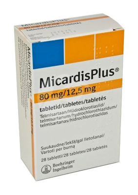 MICARDISPLUS TBL 80MG+12.5MG N28