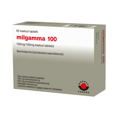 MILGAMMA 100 KAETUD TBL 100MG+100MG N60