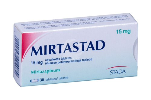 MIRTASTAD 15 MG ÕHUKE POLÜMEERKATTEGA TBL 15MG N30