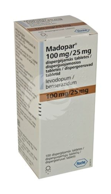 MADOPAR DISPERGEERITUD TBL 100MG+25MG N100
