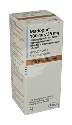 MADOPAR DISPERGEERITUD TBL 100MG+25MG N100