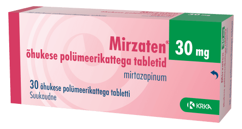 MIRZATEN ÕHUK. POLÜM.KAT. TBL 30MG N30