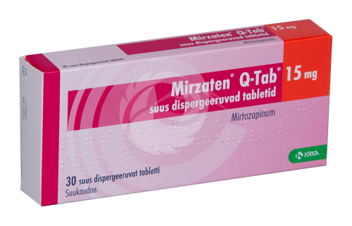 MIRZATEN Q-TAB SUUS DISPERGEERUV TBL 15MG N30
