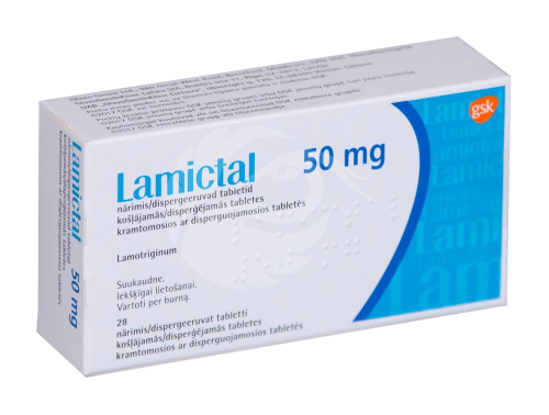 LAMICTAL 50MG NÄRIMIS-/ DISPERGEERUV TBL. 50MG N28