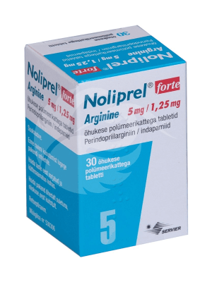 NOLIPREL FORTE ARGININE ÕHUKE POLÜMEERKATTEGA TBL 5MG+1.25MG N30