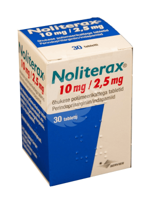 NOLITERAX 10 MG/2.5 MG ÕHUKE POLÜMEERKATTEGA TBL 10MG+2.5MG N30
