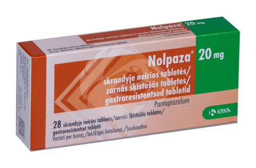 NOLPAZA GASTRORESIST TBL 20MG N28