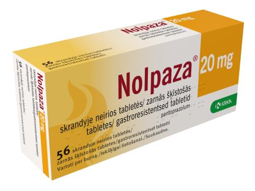 NOLPAZA GASTRORESIST TBL 20MG N56