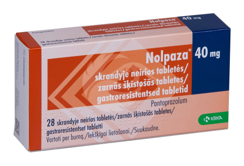 NOLPAZA GASTRORESIST TBL 40MG N28