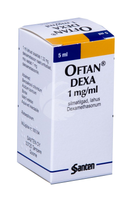 OFTAN DEXA SILMATILGAD LAHUS 1MG 1ML 5ML N1