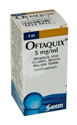 OFTAQUIX 5 MG/ML SILMATILGAD SILMATILGAD LAHUS 5MG 1ML 5ML N1