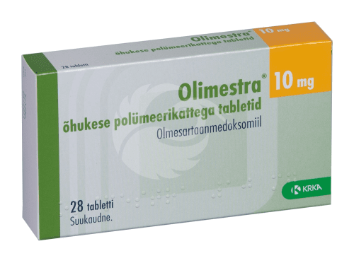 OLIMESTRA ÕHUKE POLÜMEERKATTEGA TBL 10MG N28