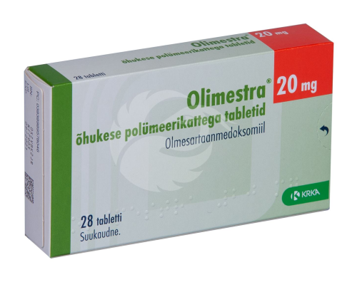 OLIMESTRA ÕHUKE POLÜMEERKATTEGA TBL 20MG N28