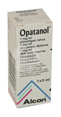 OPATANOL SILMATILGAD LAHUS 1MG 1ML 5ML N1