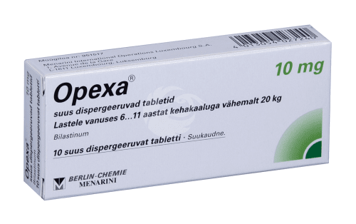 OPEXA SUUS DISPERGEERUV TBL 10MG N10
