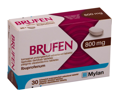BRUFEN TOIMEAINET PROLONGEERITULT VABASTAV TBL 800MG N30