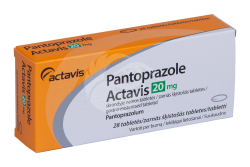 PANTOPRAZOLE ACTAVIS GASTRORESIST TBL 20MG N28