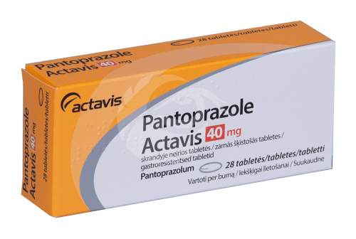 PANTOPRAZOLE ACTAVIS GASTRORESIST TBL 40MG N28