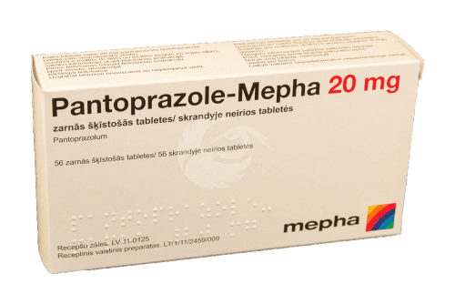 PANTOPRAZOLE-MEPHA GASTRORESIST TBL 20MG N56