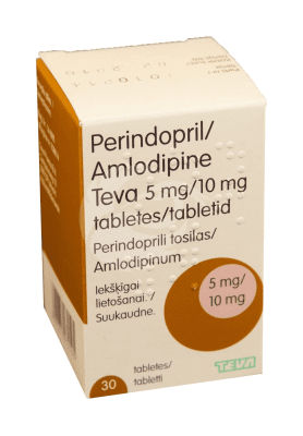 PERINDOPRIL/AMLODIPINE TEVA TBL 5MG+10MG N30