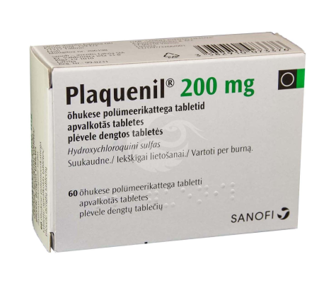 PLAQUENIL ÕHUKE POLÜMEERKATTEGA TBL 200MG N60