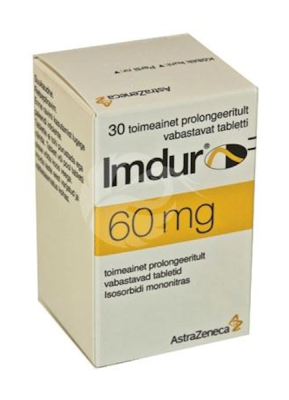 IMDUR TOIMEAINET PROLONGEERITULT VABASTAV TBL 60MG N30