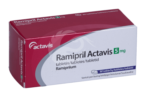 RAMIPRIL ACTAVIS 5MG TBL 5MG N90